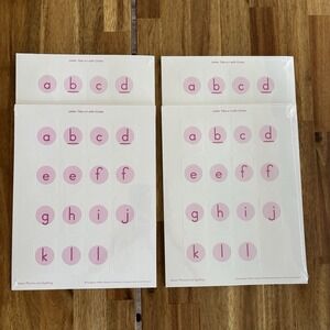 LOT OF 4 SAXON PHONICS & SPELLING LETTER SETS / ALPHABET TILES /  NEW & SEALED